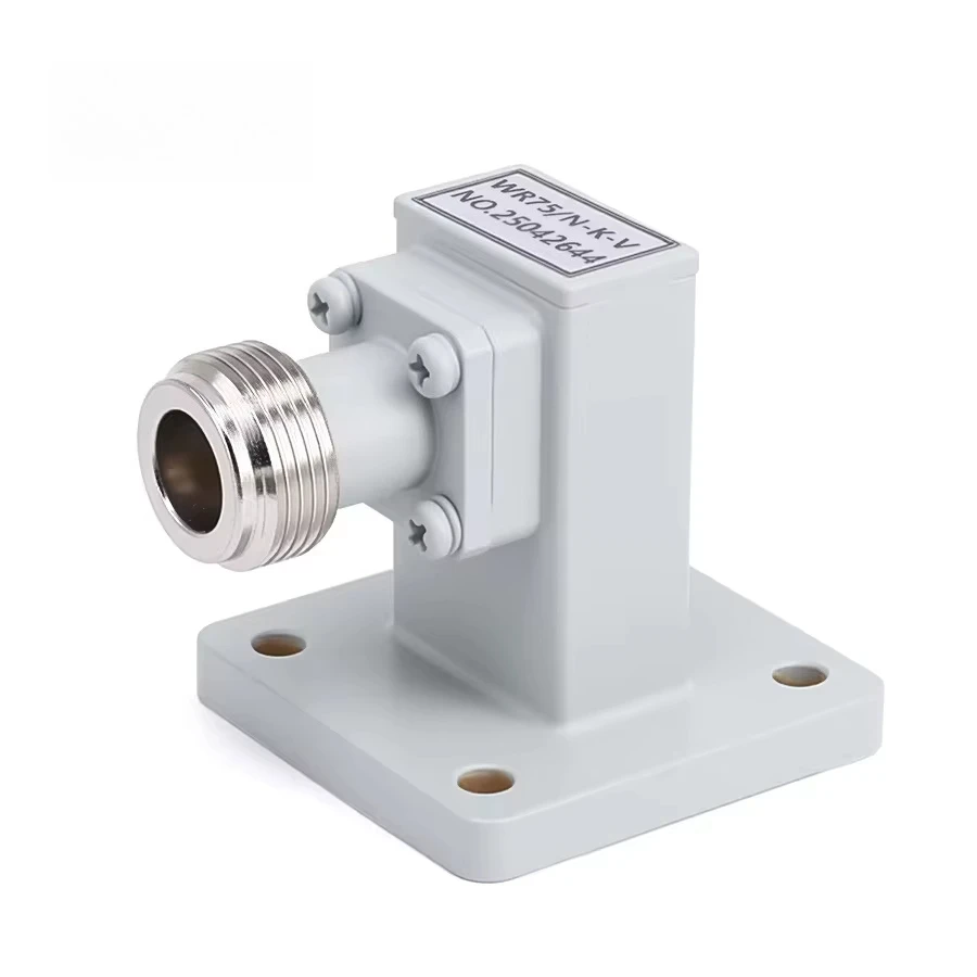 ROLK WR-75 to N Female Right Angle Waveguide to Coax Adapters with FBP120 Flange 9.84-15GHz Telecom Parts