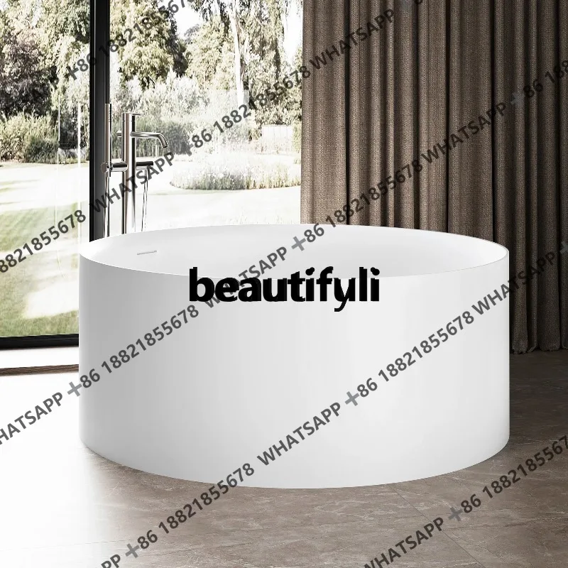 

Vasca da bagno doppia in pietra artificiale PMMA pura polimerica, design artistico, casa, hotel, soggiorno in famiglia