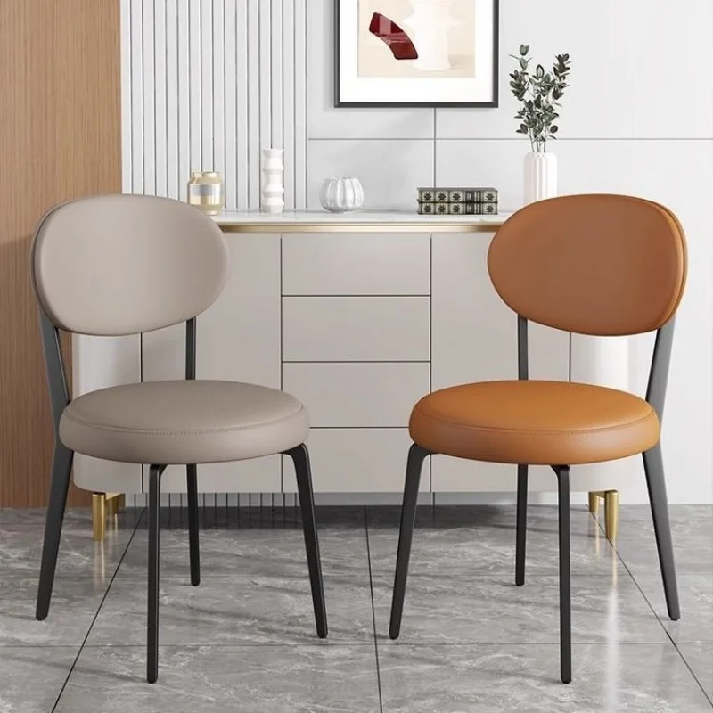 French style dining chair with cream simple luxurious Home Use Modern Minimalist Dining Chairs High-end Backrests Dining Chair