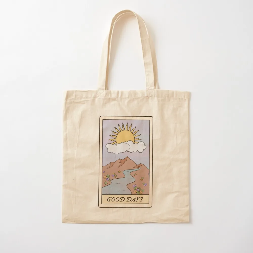 

good days sza tarot card Tote Bag tote bag university Canvas Gift bag eco folding Canvas Tote