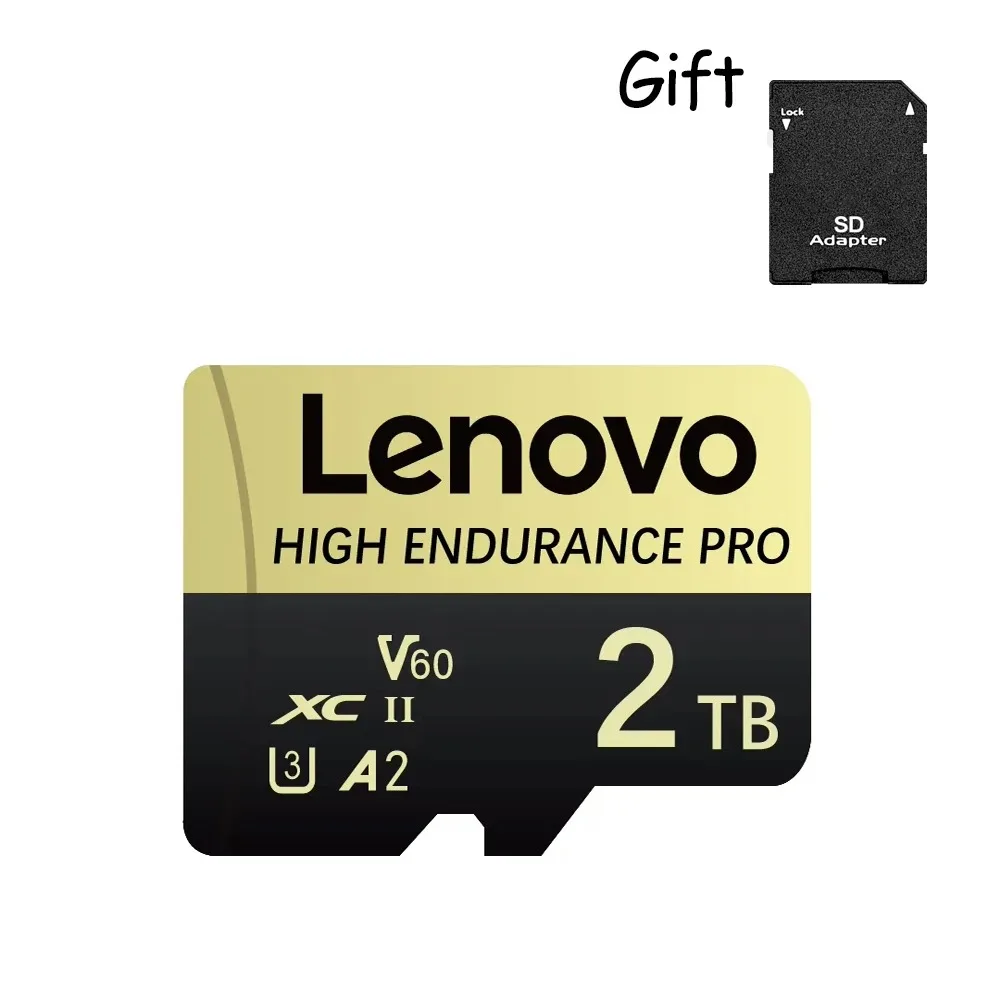 Lenovo SD-geheugenkaart 2TB 1TB Klasse 10 Hoge Snelheid Micro TF-kaart 1TB 512GB Voor Nintendo Switch PC Smartphone SD-kaart 128GB 256GB