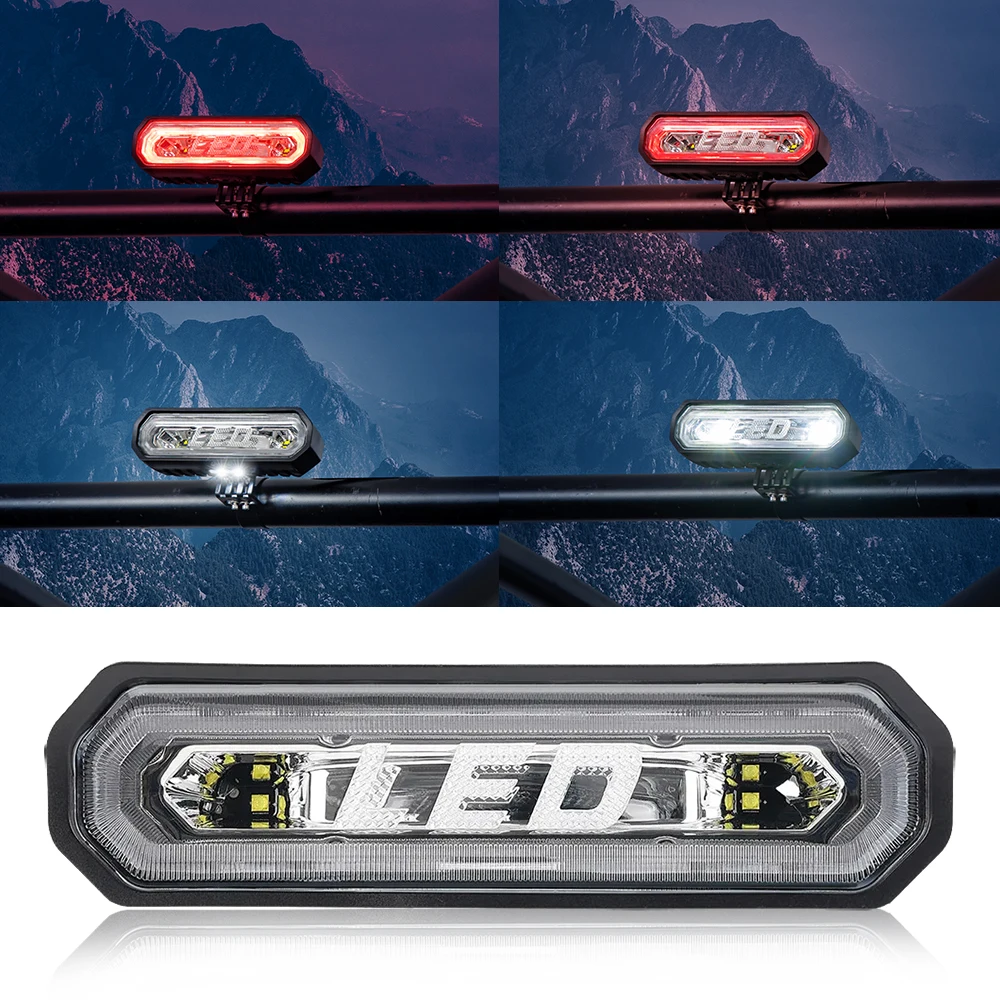 High Mount Brake Light For Car UTV Polaris RZR 1000 800 900 XP Ranger Rear Chase LED Light Bar Running Brake Reverse for Can-Am