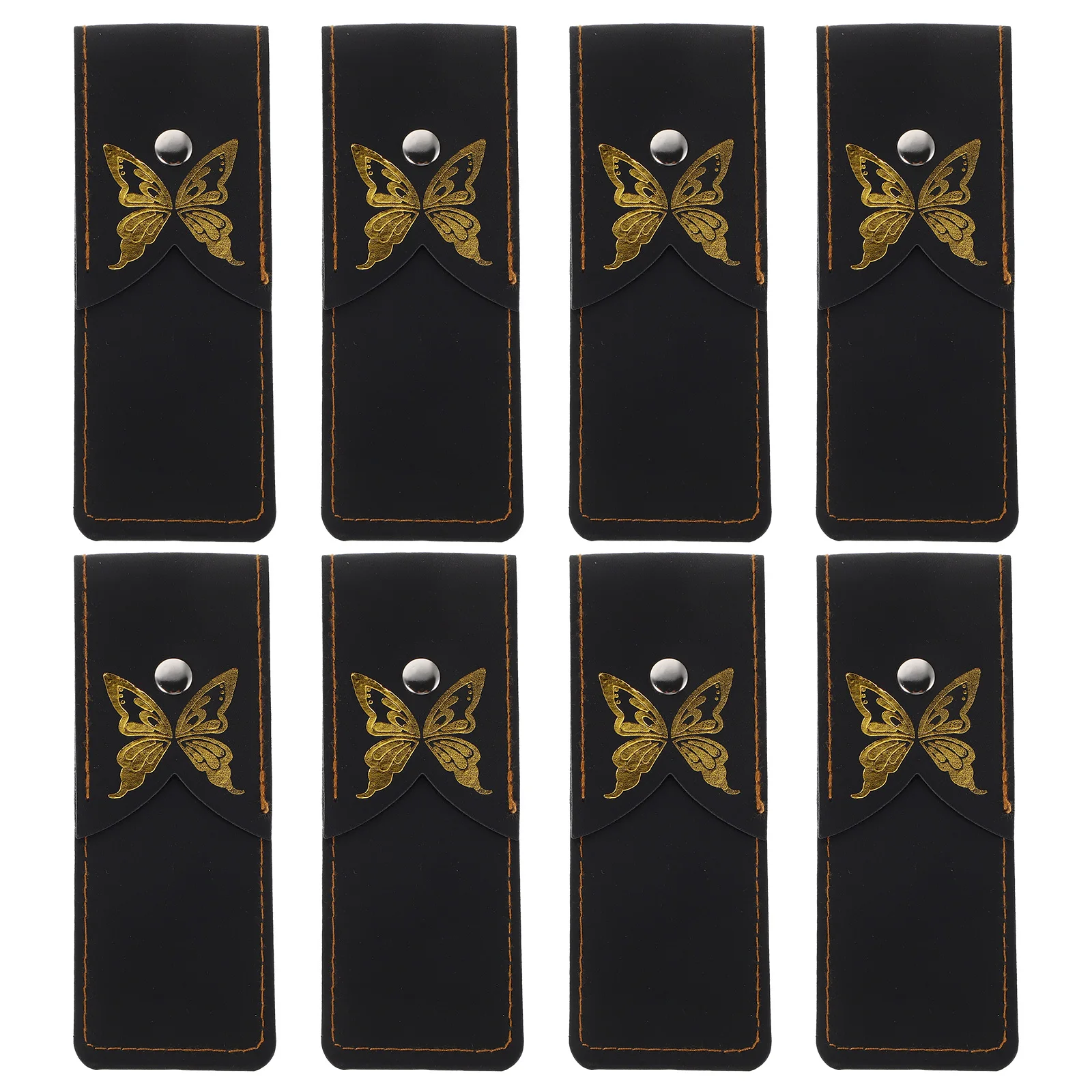 

8pcs Sheath Pouch Lightweight Portable Carry Case For Cosplay Stage Props Accessories Black Fake