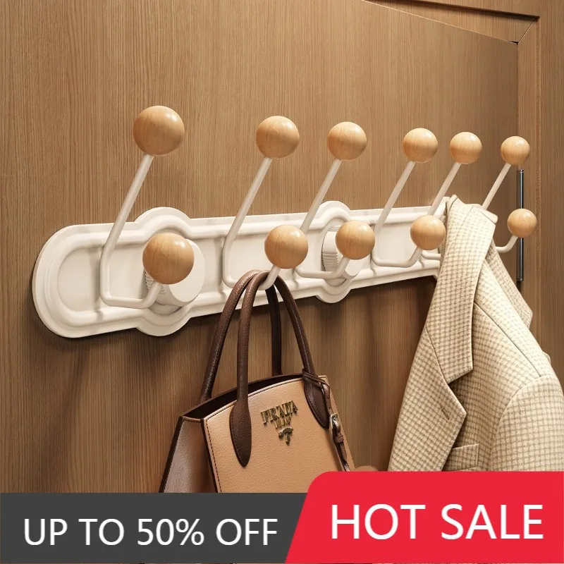 Suction Cup Wall Clothes Rack Living Room Entrance Wall Sphere Coat Rack Multipurpose Portable Clothes Hanger Home Furniture