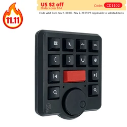 Video Editing Keyboard USB Free Driver Pr Non-linear Shortcut Software Hot Key Mini Mechanical Keyboard for Adobe Premiere