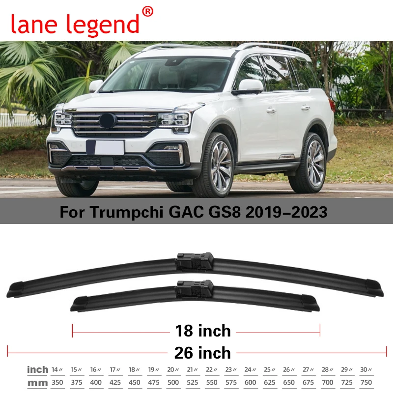 Wiper Blades For Trumpchi GAC GS8 2019 2020 2021 2022 2023 Car Accessories Front Rear Windscreen Wiper Blade Brushes Cutter