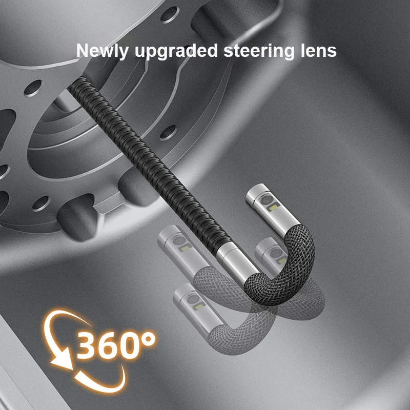 Waterproof Handheld Borescope 3.9/6.5mm Lens For Pipe & Car Repair