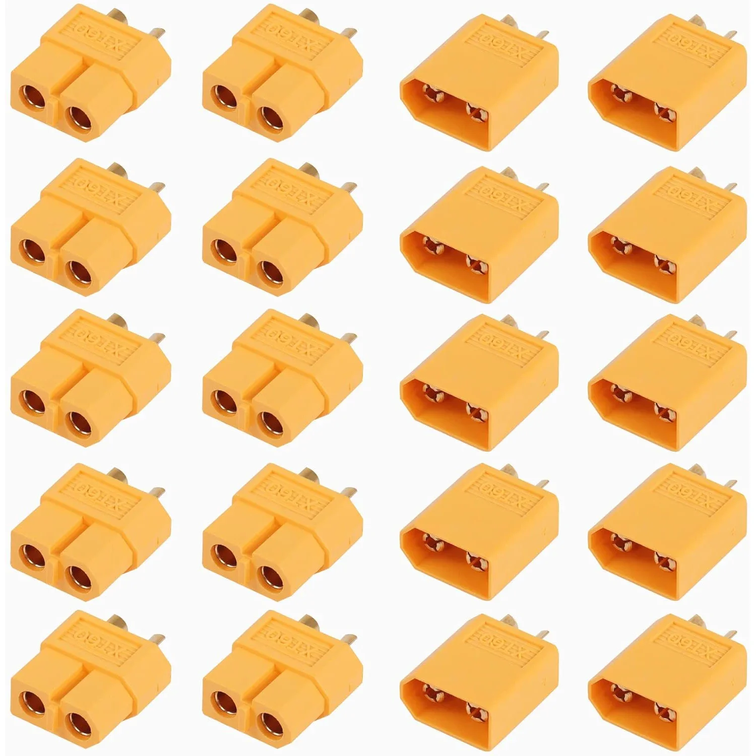 

5 Pairs XT60 Connector XT60 Male Female Bullet Connectors Power Plugs for RC Lipo Battery Motor XT60 Drone Connectors Strap on