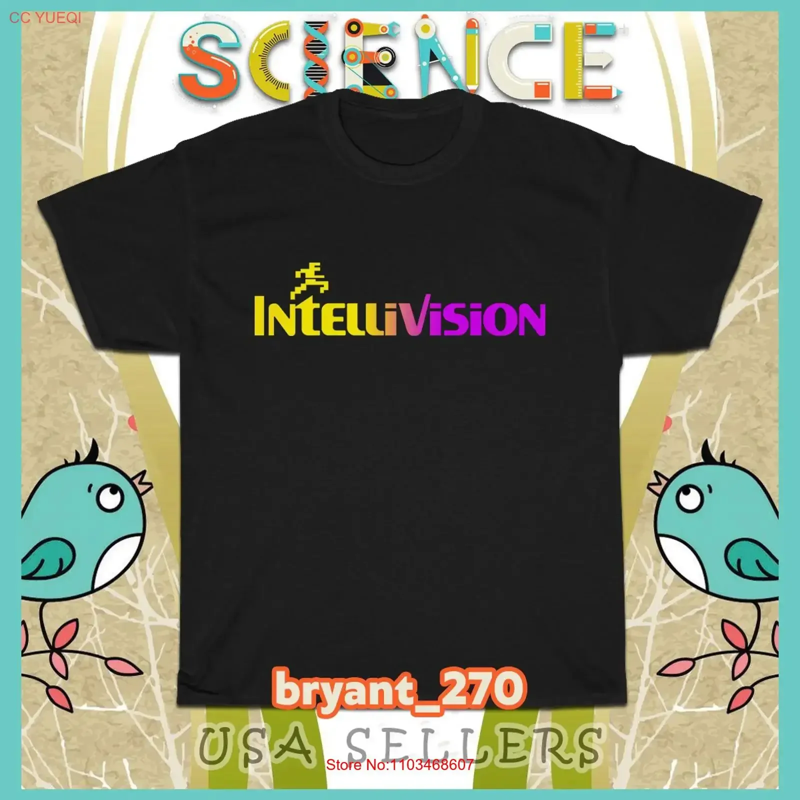 Camiseta masculina Intellivision Game Console, tamanho americano, vintage, casual, streetwear, moda unissex, confortável e elástica