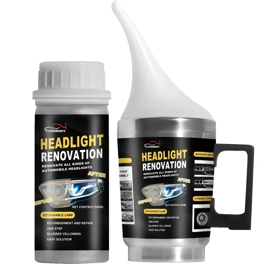 

Headlights Liquid Polymer Headlight Chemical Polish Repair Fluid Refurbishment Scratch Repair Polishing Headlights Kit