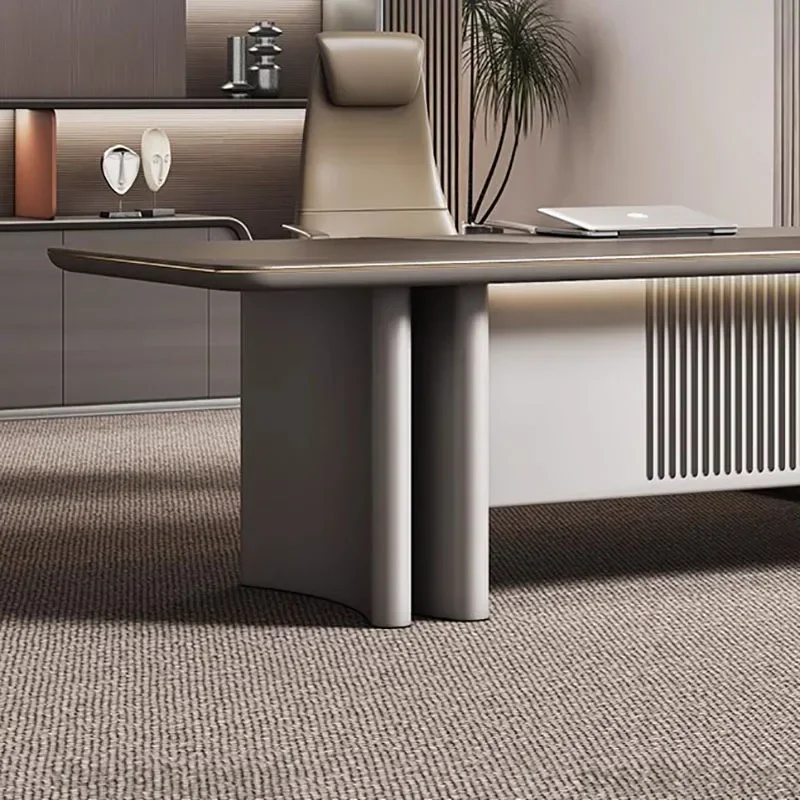 طاولة مكتب العمل الحديثة وحدة التحكم الطلابية طاولة المؤتمرات اجتماع العمل Boss Mesa Para Compuatador مكتب الأثاث #5