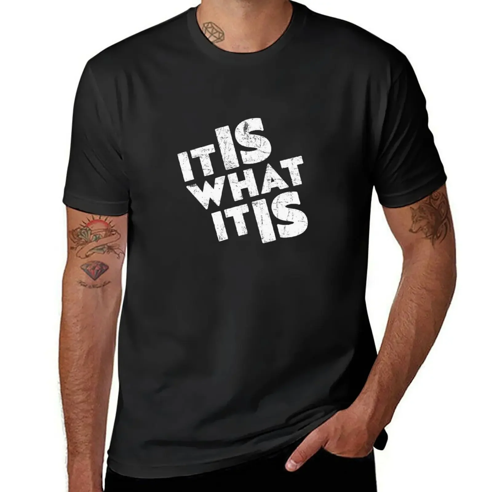 

It Is What It Is T-Shirt plain sports fans summer tops animal prinfor boys designer t shirt men