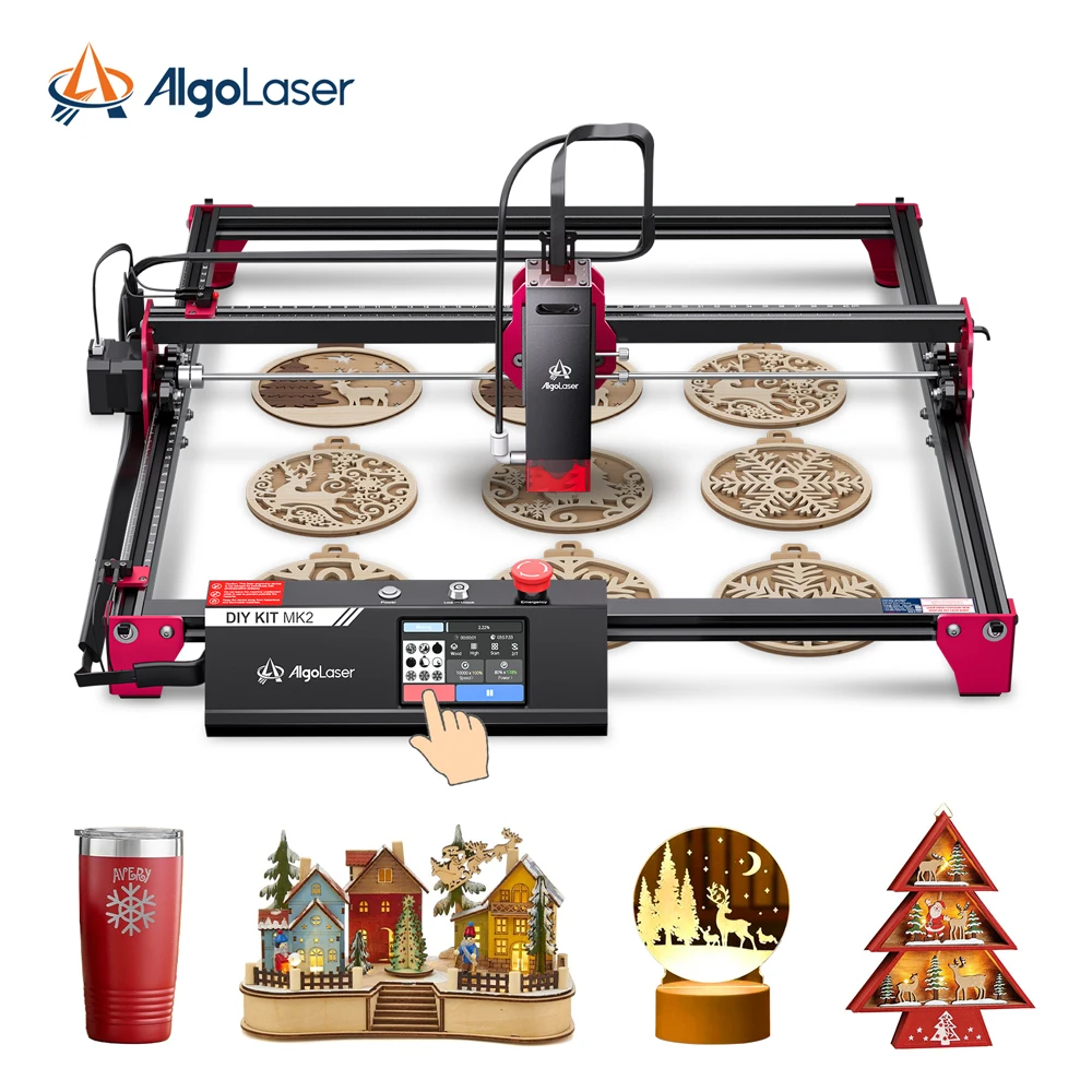

DIY KIT MK2 10W Cutter Engraving Machine for Personalized Gifts and Wood and Metal, Acrylic, Glass, Etc.