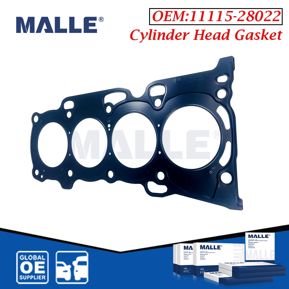 

1 Pcs Engine Cylinder Head Gasket For Toyota 1AZ 1AZFE RAV4 ACA21L Auto Parts Car Accessories OEM 11115-28022 1111528022 Steel