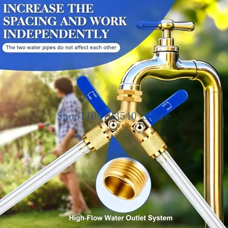 Picture 5: 02DC 2 Way Hose Connector with High Flows Capacity & Durability for Watering Systems