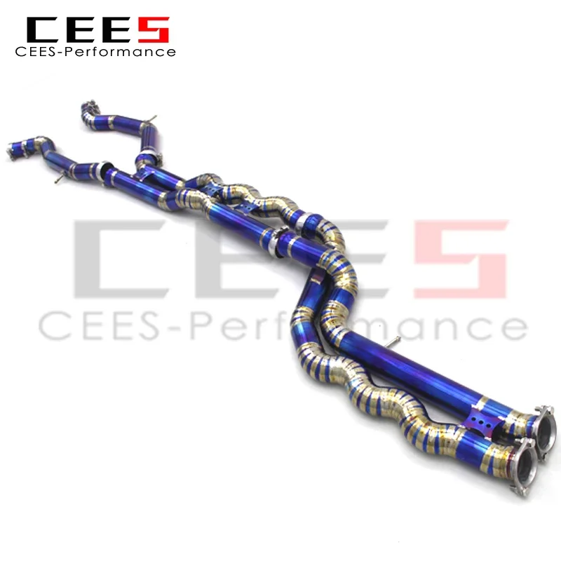 نظام عادم CEES لسيارات BMW M3/M4 F80 F82 F83 S55 3.0T 2014-2019 نظام عادم أنبوب متوسط الطول متساوي الطول