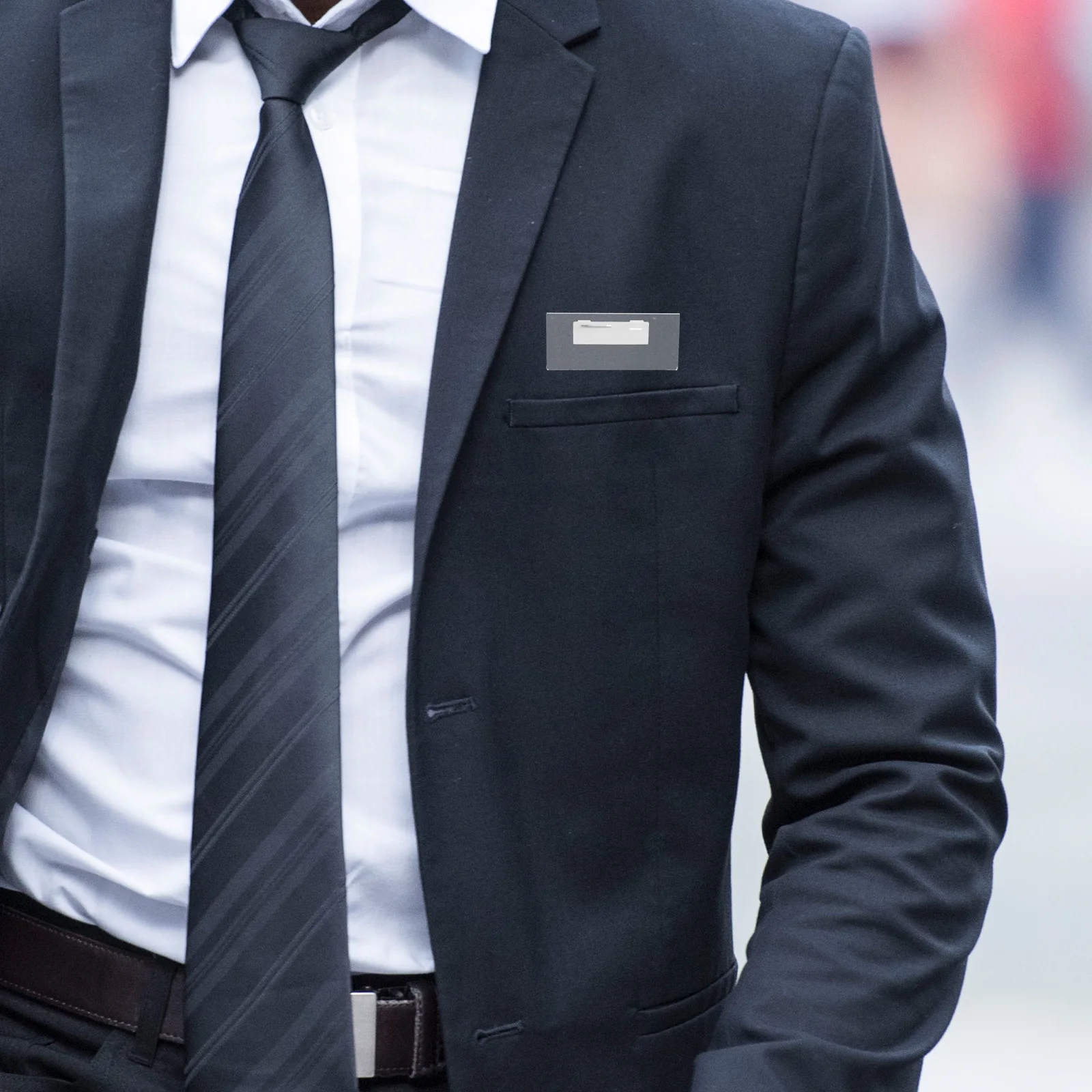 

10 Pcs Insert Card Badge Holder Lapel Employee Cases Iron Holders Work Id Sleeve Access for Office