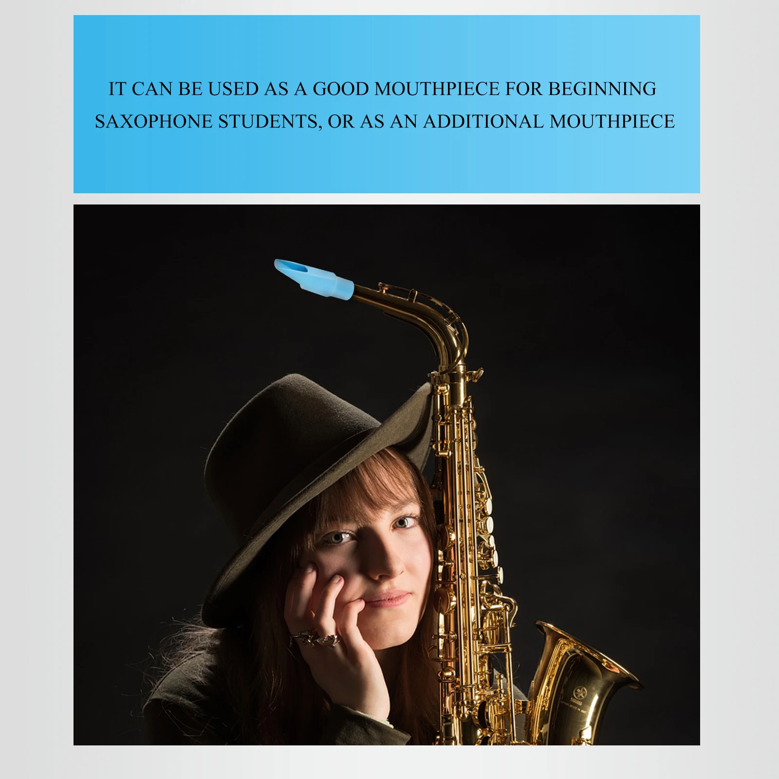 

Saxophone Mouthpiece Musical Accessory Compatible Tenor Sax ABS Durable Practical Affordable Replacement Head Supply Instrument