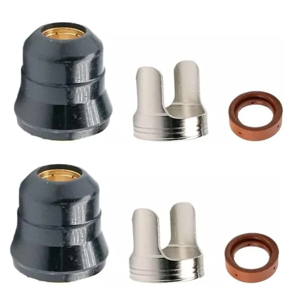 

Metal and Rubber Nozzle Kit for Plasma Torches Features for TIPC45 IPT45 TIPC65 and High Temperature Resistant