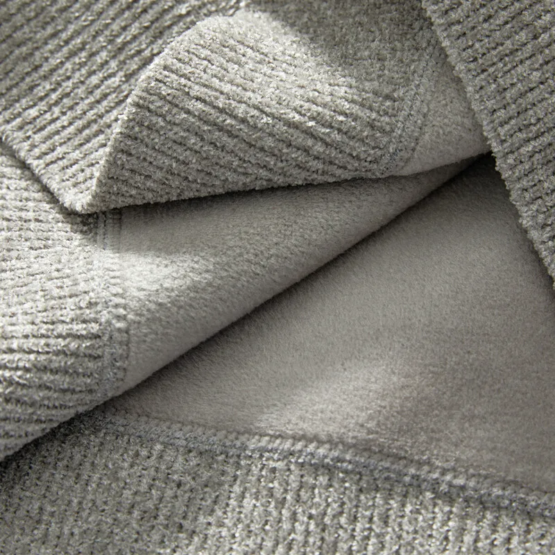 남성 의류 봄 가을 스웨터 남성용 풀오버 남성 스웨트셔츠 캐주얼 스트리트웨어 니트 패션 옴브레 따뜻한 솔리드