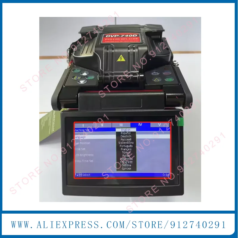 New 4.3 Inch LCD Display Screen For DVP-740 DVP-760A DVP-760H DVP-760 Fiber Optic Fusion Machine LCD Replacement