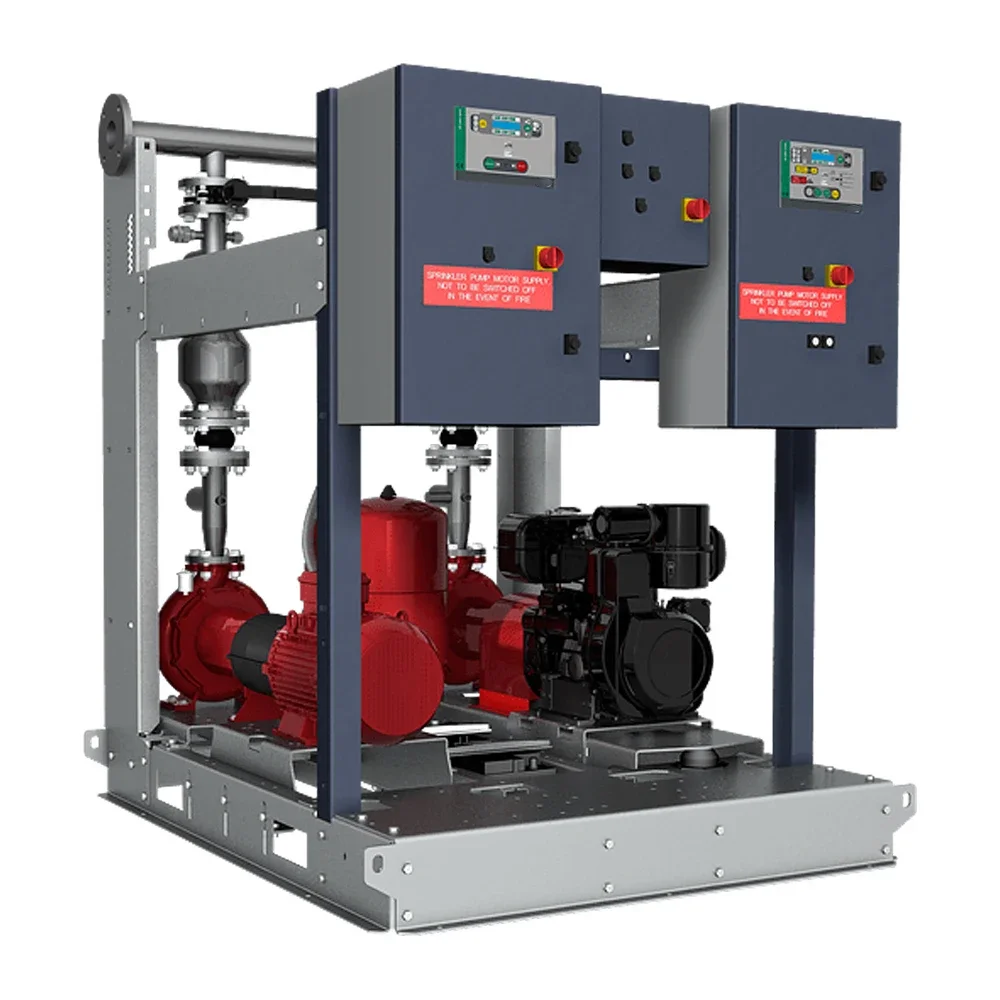 Electric High Pressure Fire Fighting Raw Water Pump Vertical Multistage Centrifugal Jockey Pump