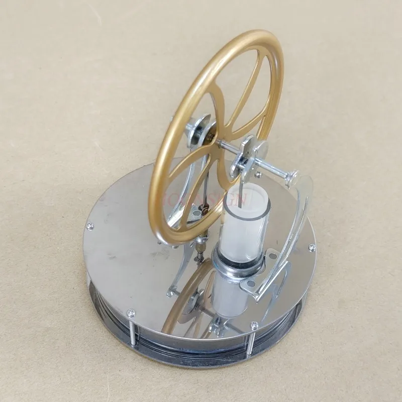 Low Temperature Mini Air Stirling Engine Motor Model Heat Steam Arrival Stainless Steel Education Toy Science Experiment Kit