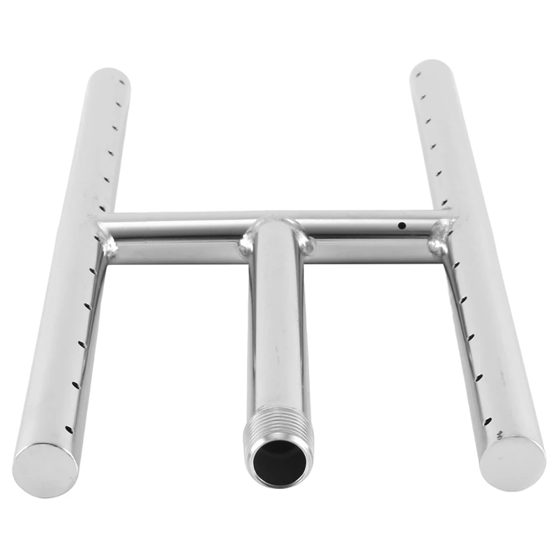 LICE-304 قطع غيار الموقد المصنوعة من الفولاذ المقاوم للصدأ وحفرة النار على شكل حرف H، 12 بوصة × 6 بوصة