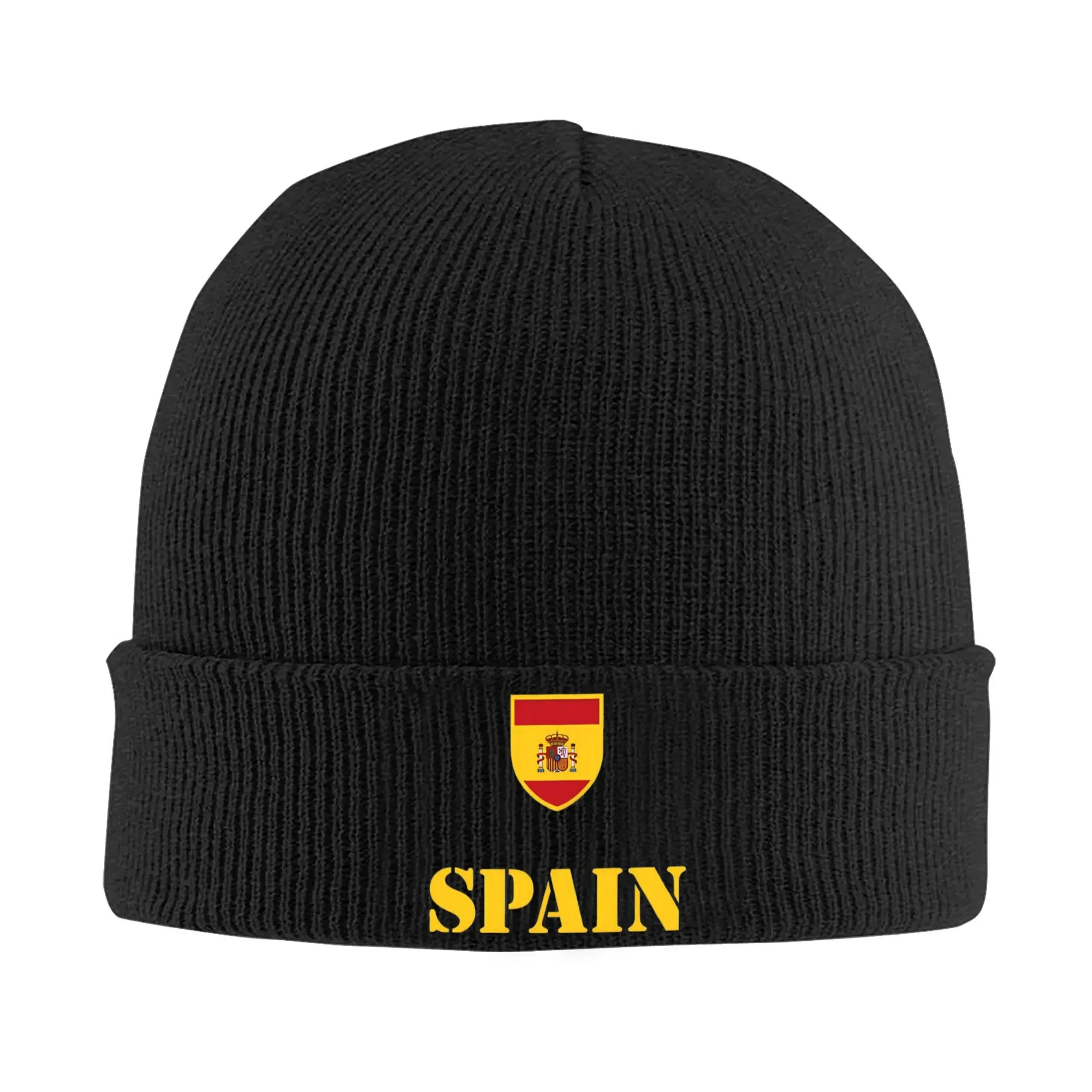 ESPANA Spain Flag High-end Knitted Hat Autumn Winter Skullies Beanies Baggy  Caps Men Women Acrylic Fashion Bonnet