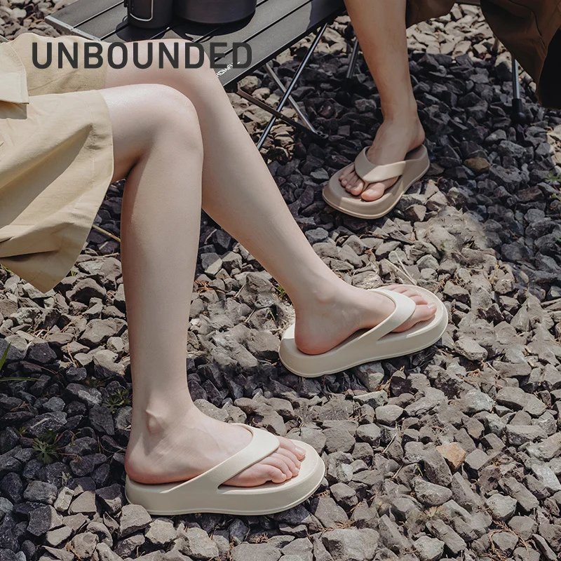 UTUNE Women's Flip Flops Thick Sole Men Summer Slippers New 2022 Shoes for Women Sandal Slides for Beach Sandálias De Dedo