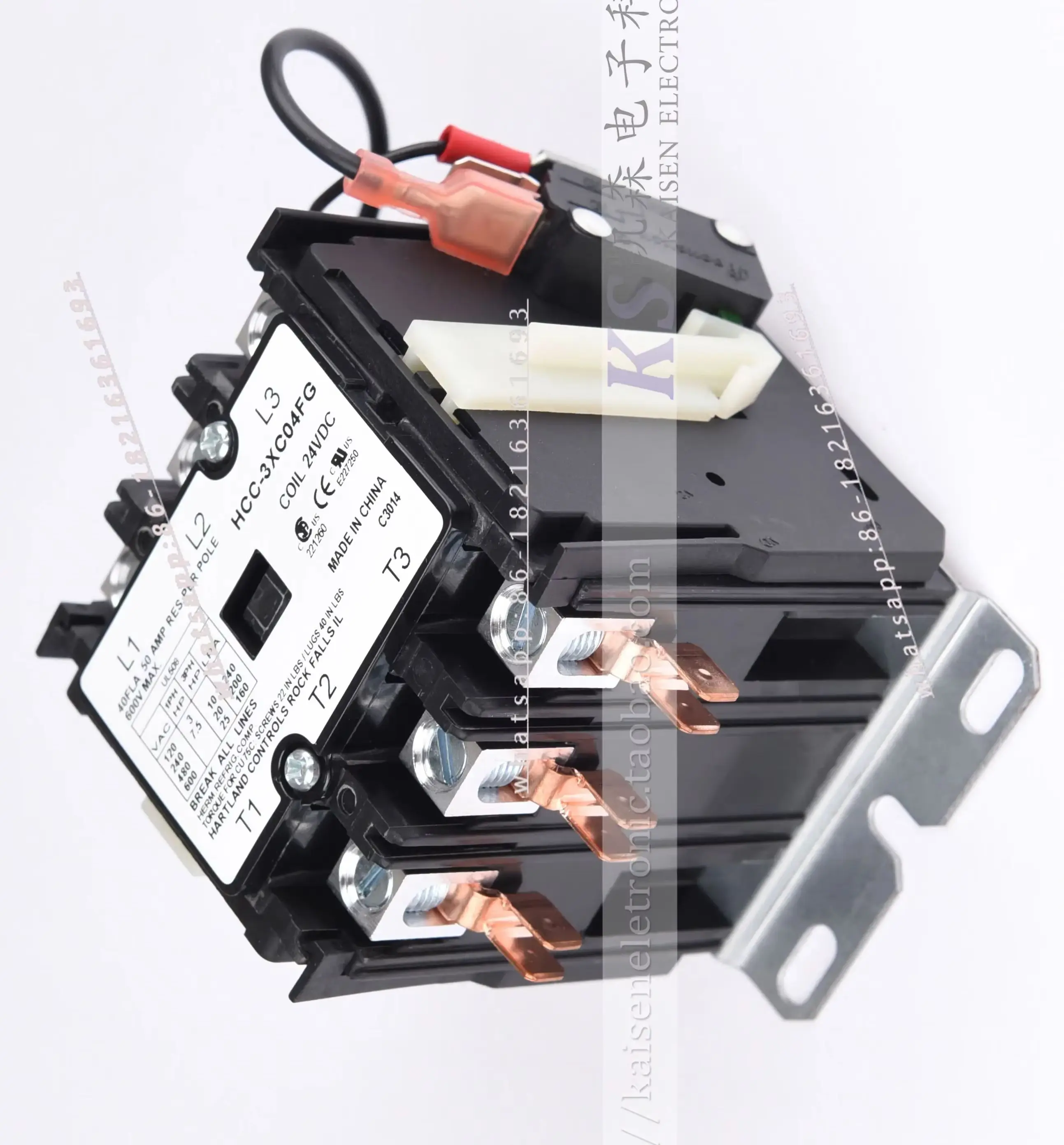 Store 2055   DC Coil Voltage HCC-3XC04FG Three-phase AC Contactor 24VDC 40A