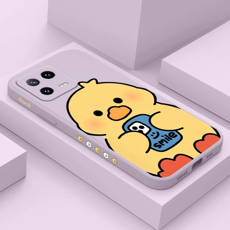 

Smart Duckling Phone Case For Xiaomi Mi 15 14 14T 13 13T 12 12X 12T 12S 11 11T 10 10T 9 9T Pro Lite Liquid Silicone Cover