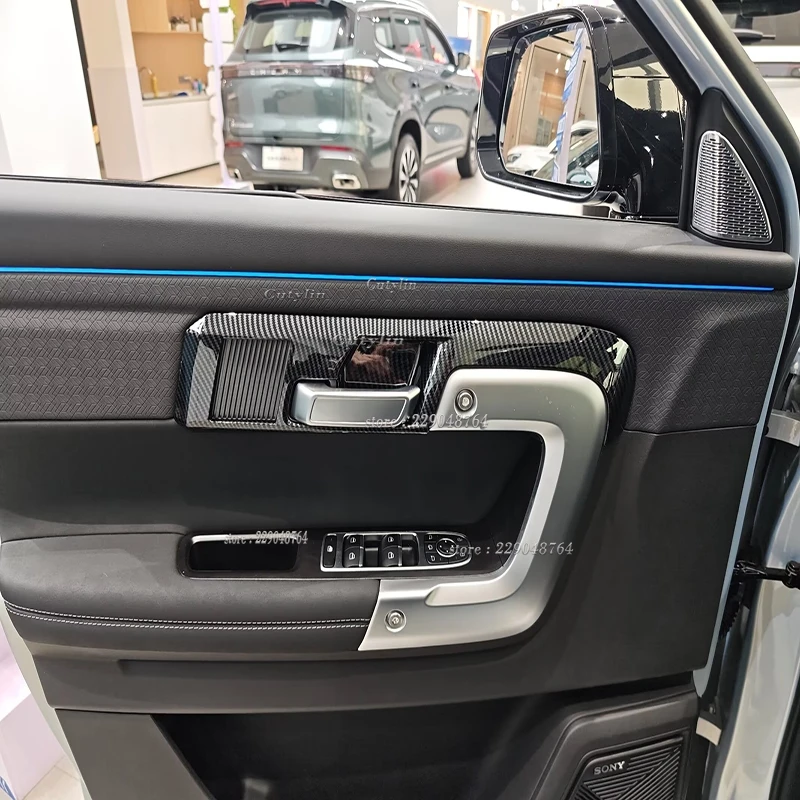 

LHD RHD for Chery JAECOO J7 2024 2025 ABS Carbon Fiber AC Vent Cover Window Lift Switch Cover Gear Panel car Interior Accessorie