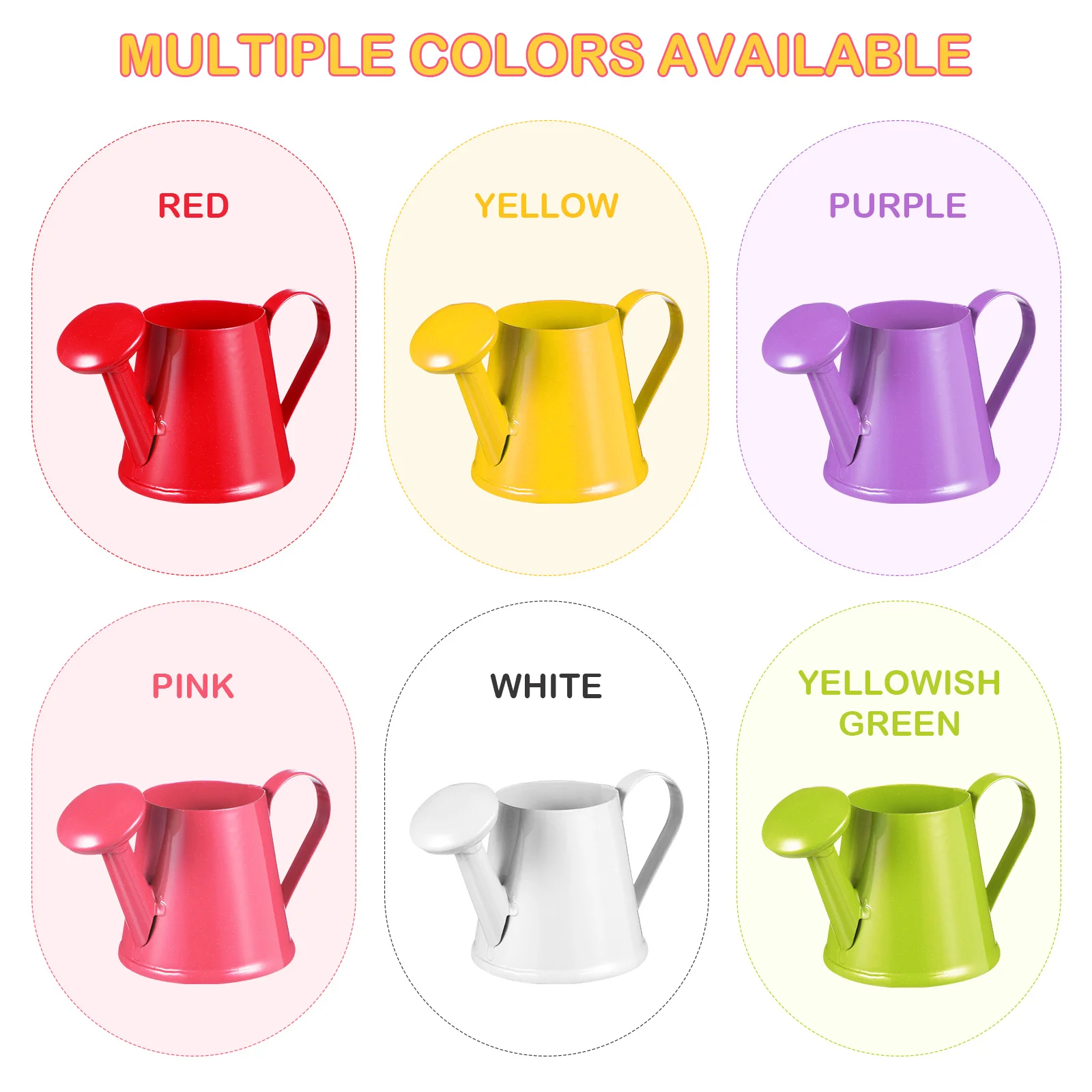 6 Pcs Mini Watering Can Kettle Small Dollhouse Scene Decor Simulated Decoration Pot Model Basin