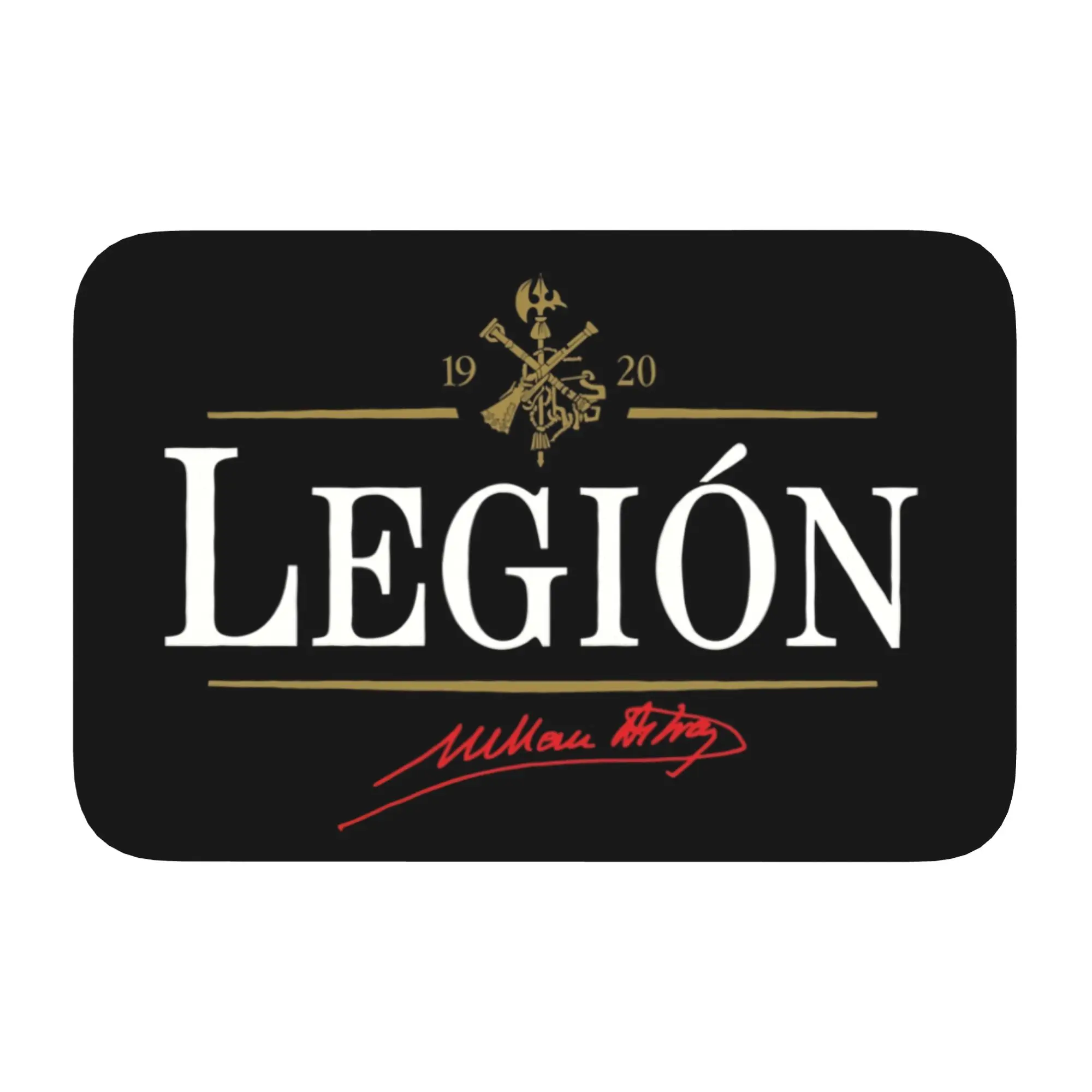 Custom Spanish Legion Doormat Non-Slip Entrance Kitchen Bathroom Door Floor Mat Spain Patriotic Garden Carpet Rug