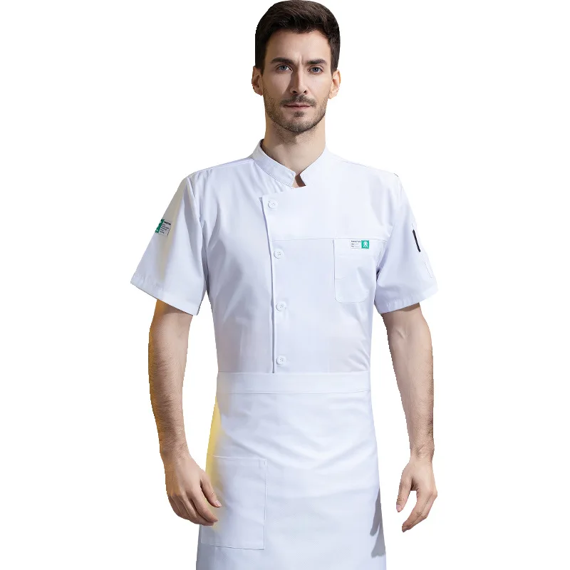 Restaurante occidental Steakhouse, restaurante de comida rápida, camarero, uniforme de trabajo, manga corta, Hotel, restaurante, cantina, cocina, Chef de verano