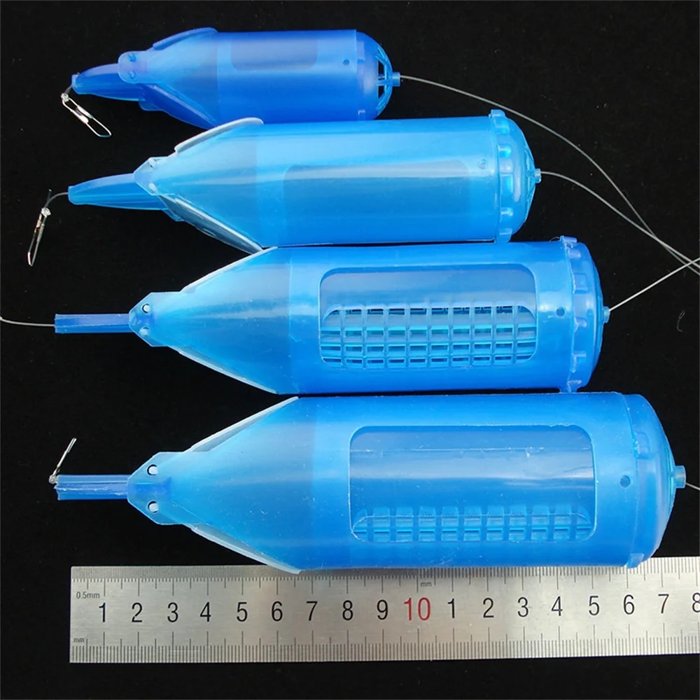 Bait Cage Pvc Material Wear-resistant Non-stick Bait High Strength Long Lasting Dimpler Selected High-end Accessories Blue