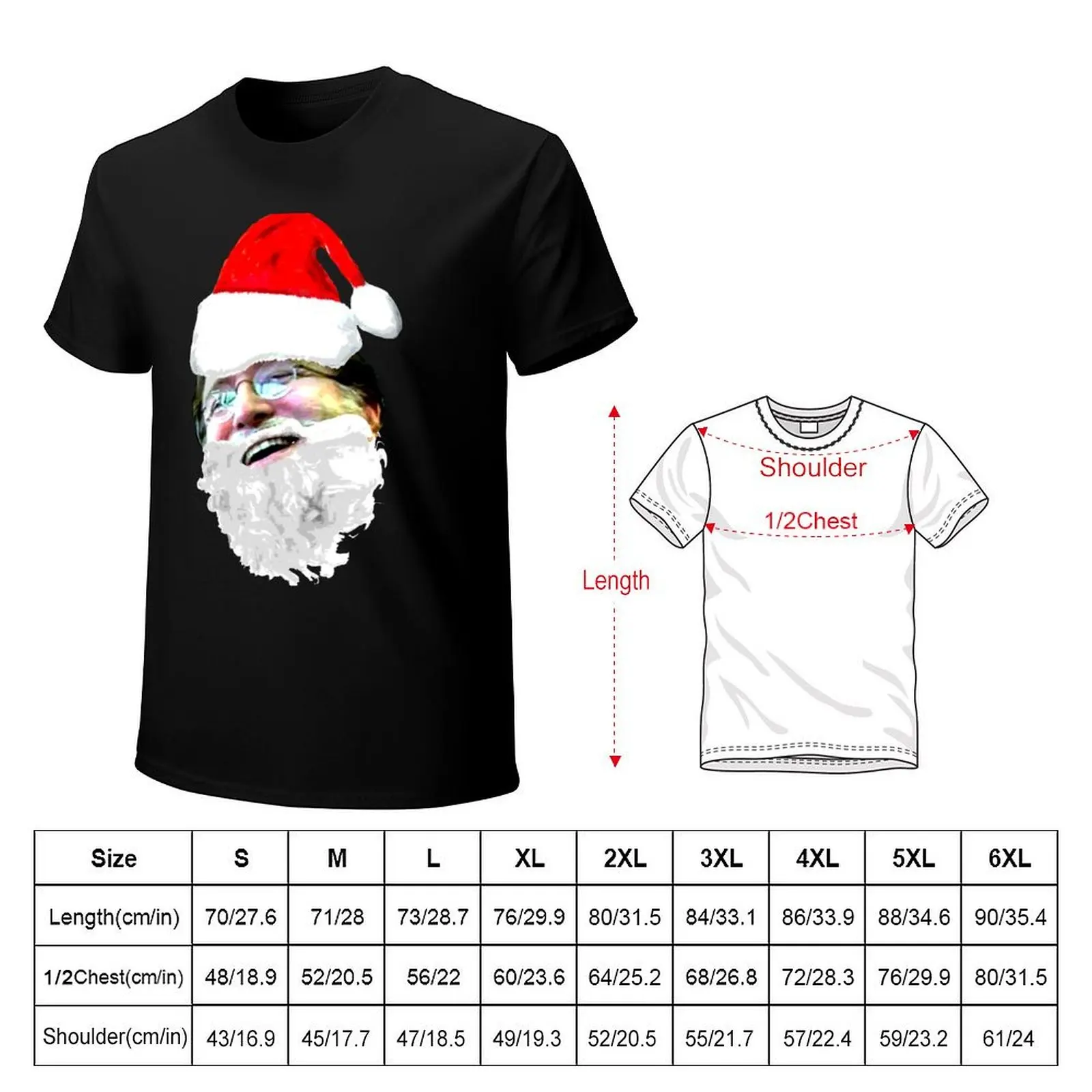 Merry Christmas GabeN T-Shirt man t shirt designer T-Shirt