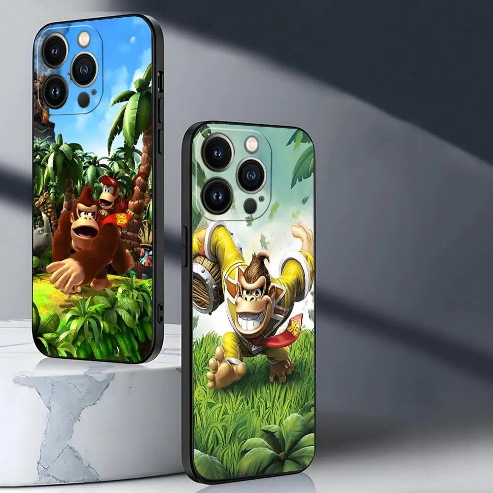 donkey kong game Phone Case for iphone 15 11 Pro Max 12 Mini 13 14 Xr Xs 6 6s 8 7 Plus Silicone Soft Cover