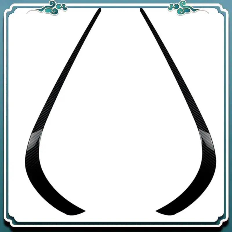 

ABTU-автомобильный передний бампер, сплиттер, спойлер, противотуманные фары, отделка бровей для Mercedes Benz E Class W212 Facelift 2013-2015, карбоновый узор