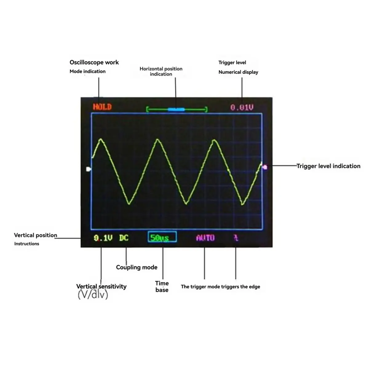 A26Z  Digital Oscilloscope Kit Electronic DIY Compatible STM32F103C8T6 Single Chip Microcomputer Welding Assembly
