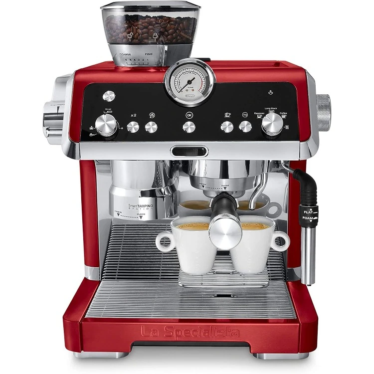 EC9335R La Specialista Espresso Machine with Sensor Grinder, Dual Heating System, Advanced Latte System & Hot Water Spout