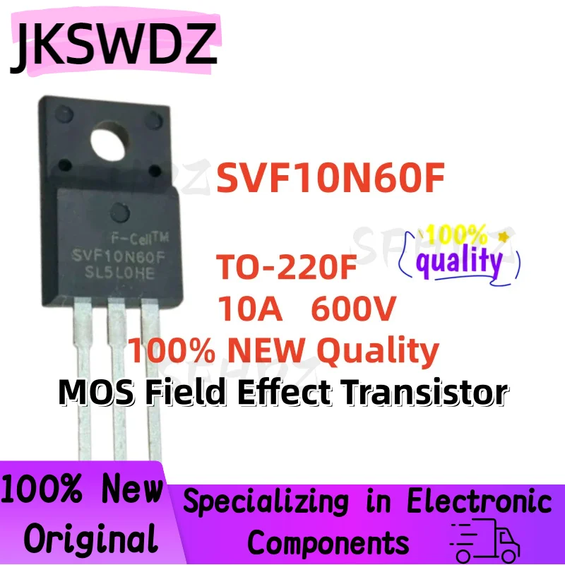

10/20/30PCS SVF10N60F TO-220F 10A 600V MOS Field Effect Transistor Brand new in stock, high quality guaranteed