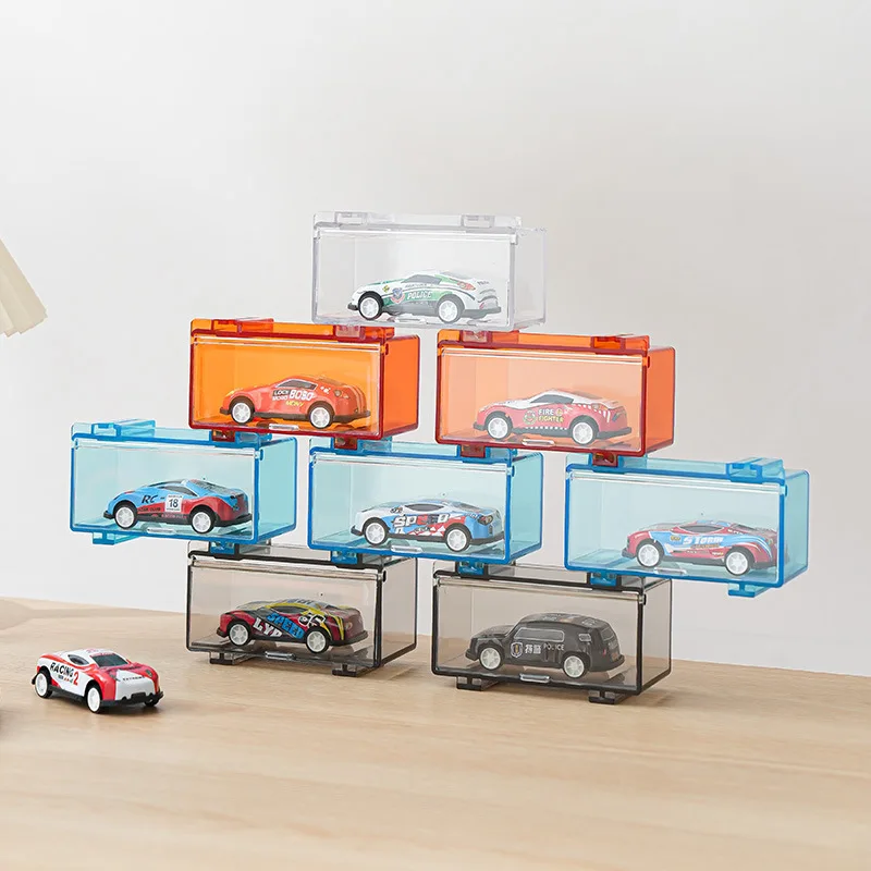 Storage for Hot Wheels,Hotwheels Display Case,1/64 Display Box,Stackable Toy Car Collection Display for Matchbox & Hot Wheels