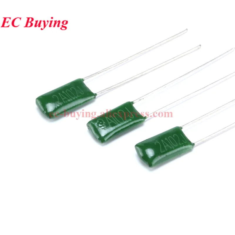 20-100Pcs 100V 폴리에스테르 필름 커패시터 330PF 470PF 560PF 102 222 472 103 223 333 473 104 1NF 2.2NF 10NF 22NF 47NF 100NF 0.1UF