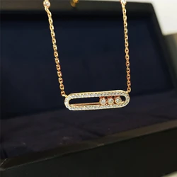 Exquisite and G&D fashionable zircon, titanium steel minimalist bracelet, suitable for women's jewelry gifts