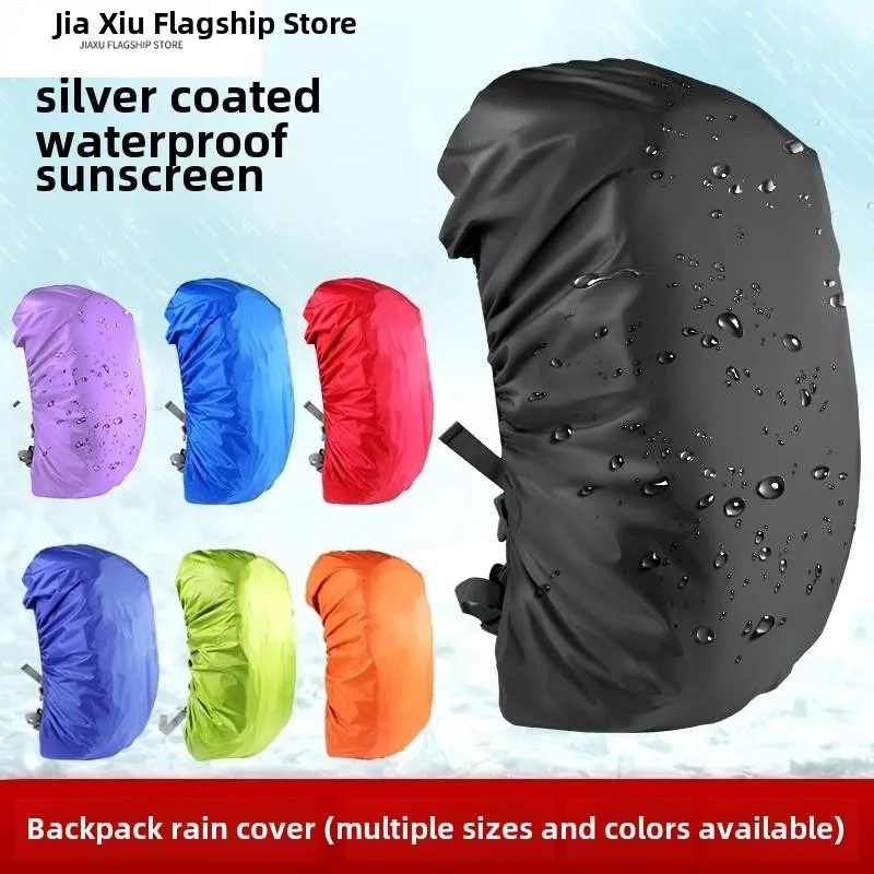 Outdoor Hiking Backpack Dustproof Raincover Wheelbarrow School Bag Cover Bicycle Mud Bag Elderly Men's Double Shoulder Bag