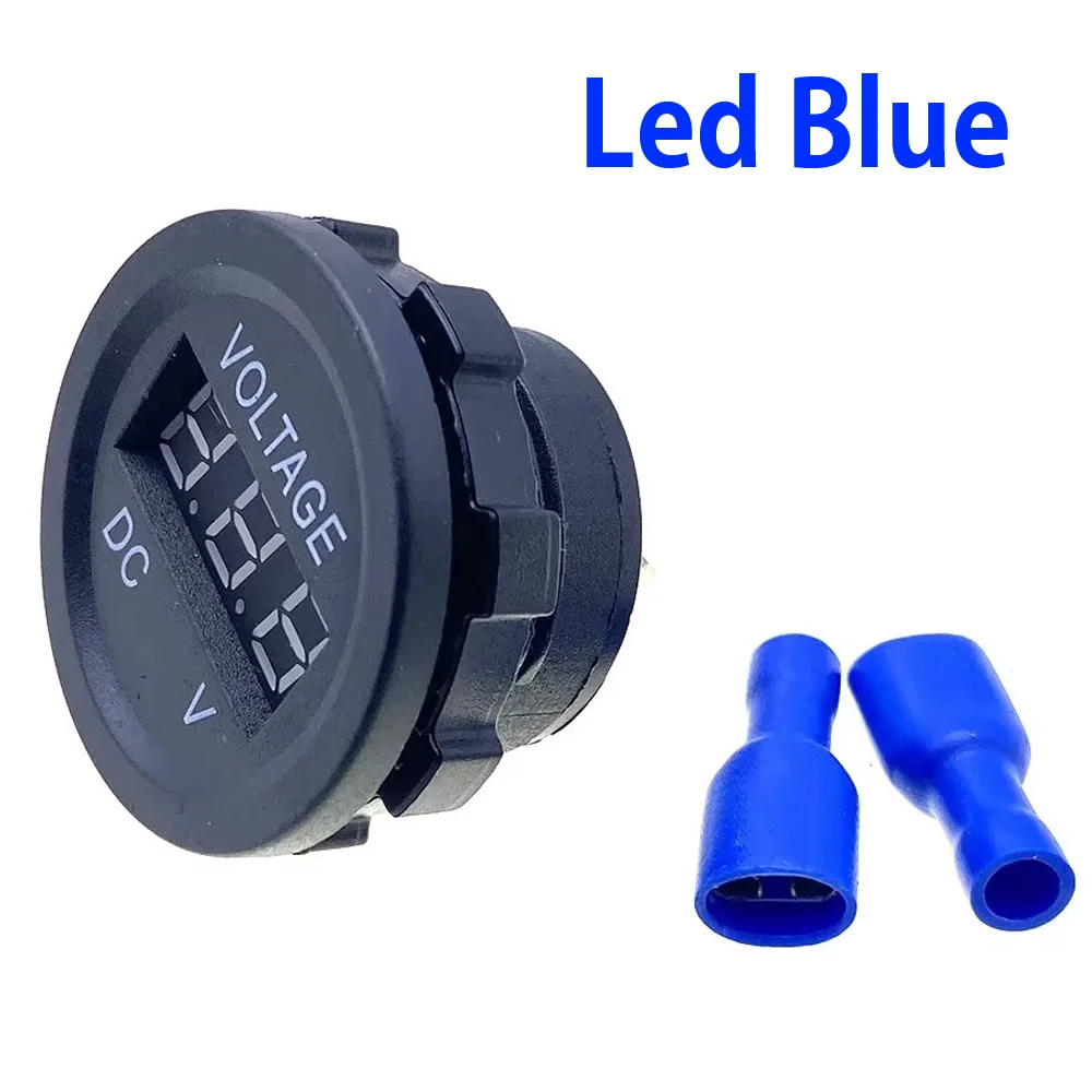DC 5-24V Waterproof Voltmeter LED Digital Display Voltage Meter for Car Motorcycle battery LED Panel Volt Monitor 12V