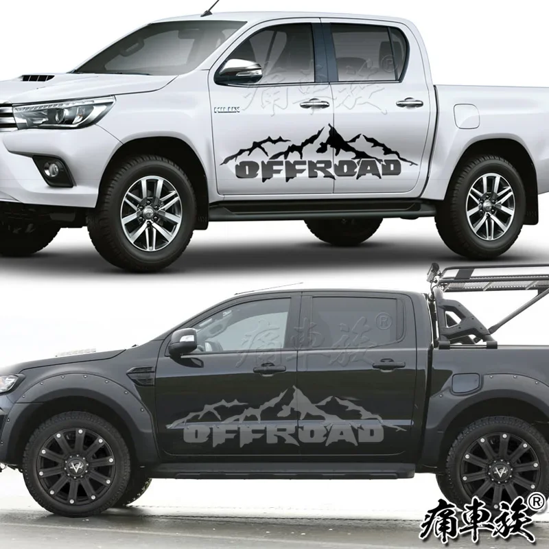

Автомобильная наклейка для Toyota Hilux TUNDRA 2010-2022, украшение для бездорожья, спортивная пленка, аксессуары