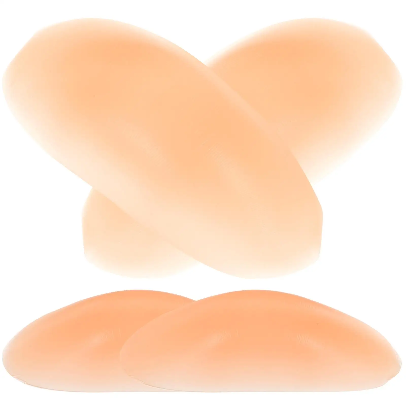 2 Pairs Anti Pad Women Shoulder Pads Soft Lightweight Cushioning Broaden Shape Rounded Contours Smooth Under Clothes